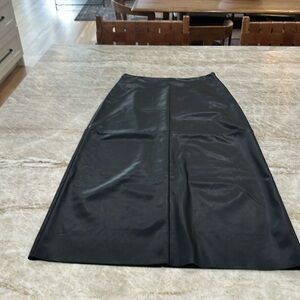 Top shop leather skirt